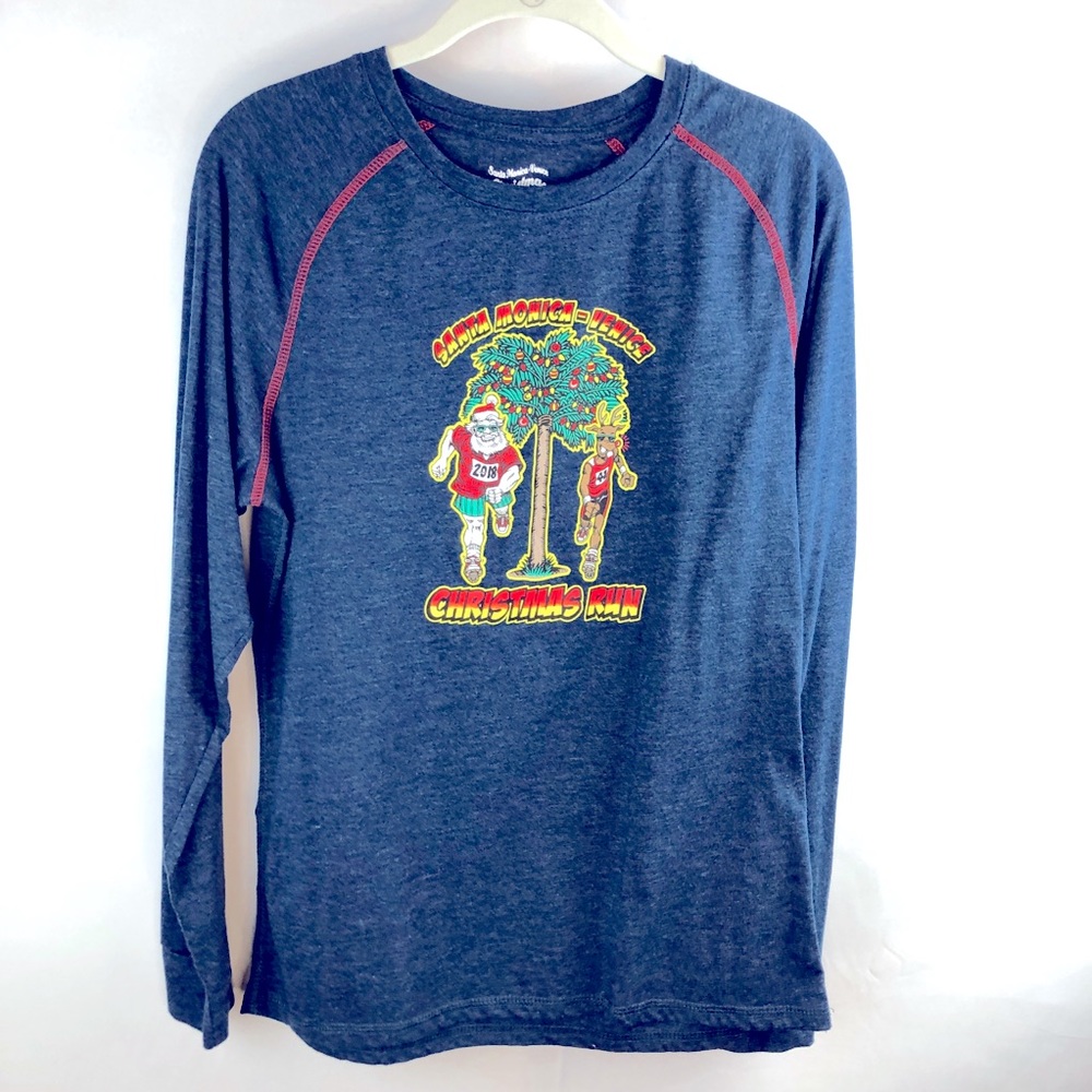 Santa Monica Christmas Run Unisex Tee Sz L